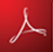 Adobe PDF logo.